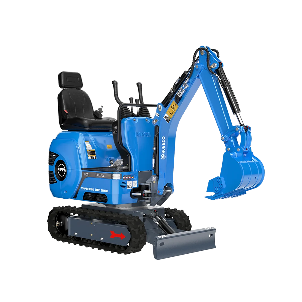R06 mini ekskavatorius