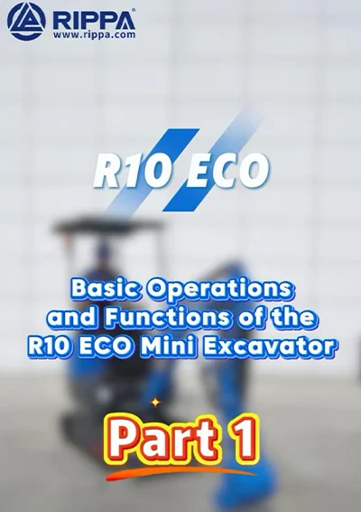 rippa r10 mini excavator part 1
