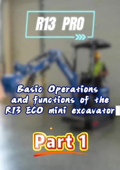 rippa r13 mini excavator part 1