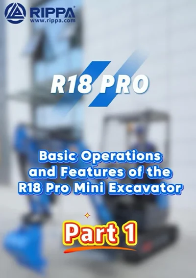 RIPPA R18 Mini Excavator part1