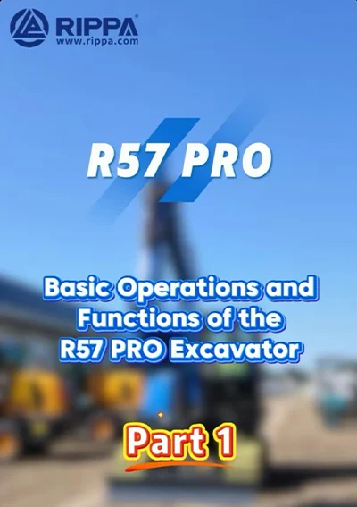 RIPPA R57 Mini Excavator part 1