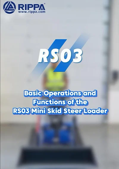 rippa RS03 mini skid steer loader