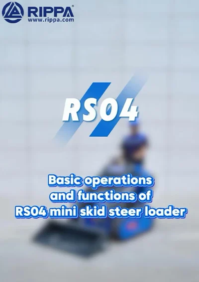rippa RS04 mini skid steer loader