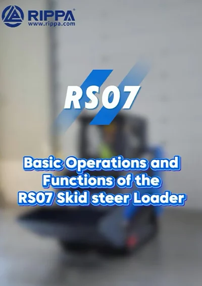 rippa RS07 mini skid steer loader