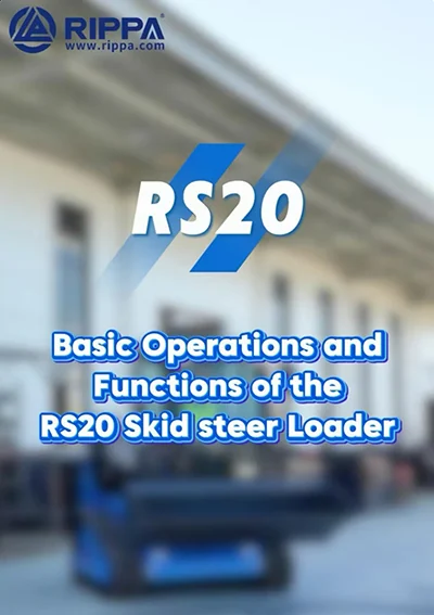 rippa RS20 mini skid steer loader