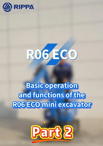 RIPPA R06 MINI EXCAVATOR PART2