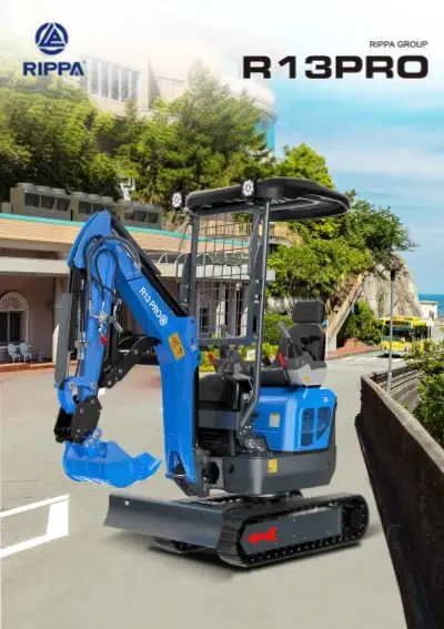 rippa r13 mini excavator
