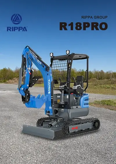 rippa r18 mini excavator