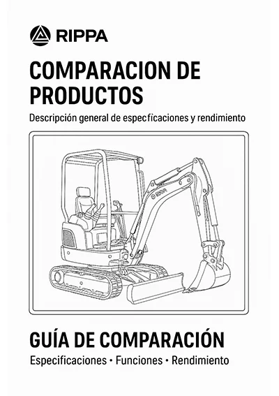Guía de compra de excavadoras marca RIPPA