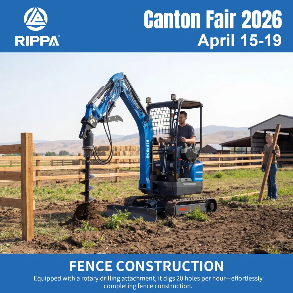 Meet RIPPA at Canton Fair 2026: Unlock Profitable Opportunities in Compact Construction Equipment