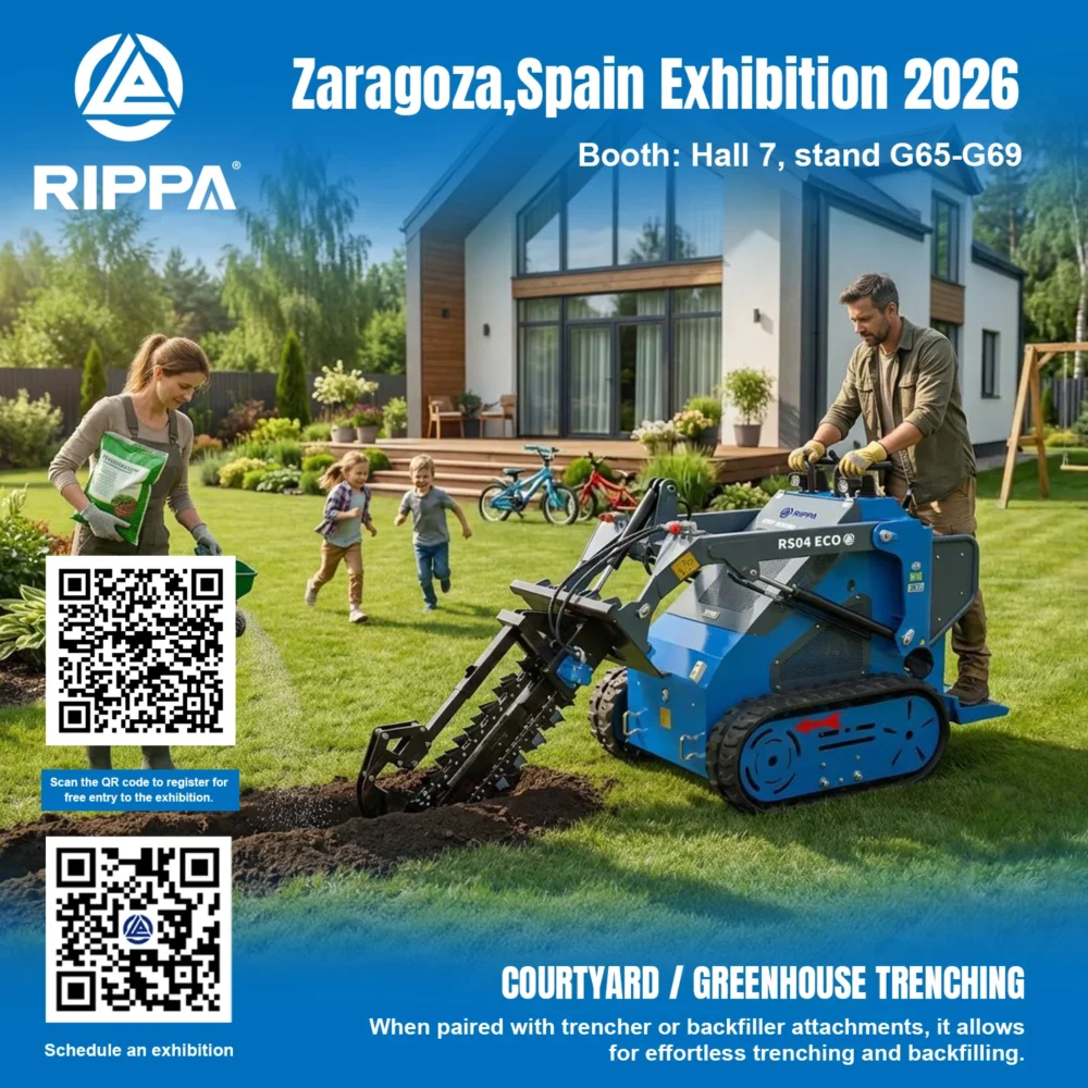 RIPPA at Zaragoza Spain Exhibition 2026: Compact Equipment Solutions for Modern Landscaping and Construction