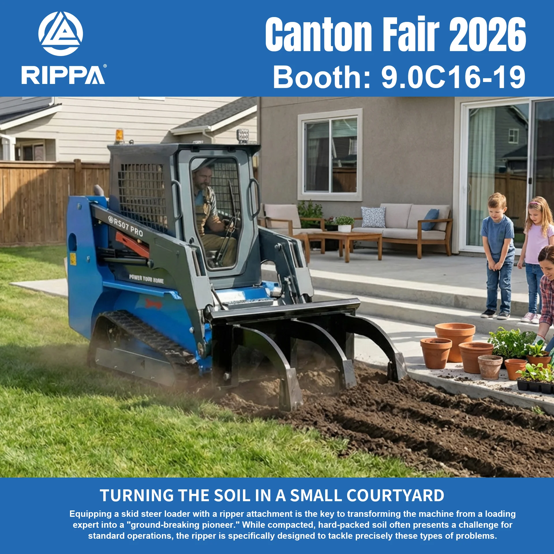 Backyard Machine RIPPA at Canton Fair 2026: Compact Machines Transform Backyard ...