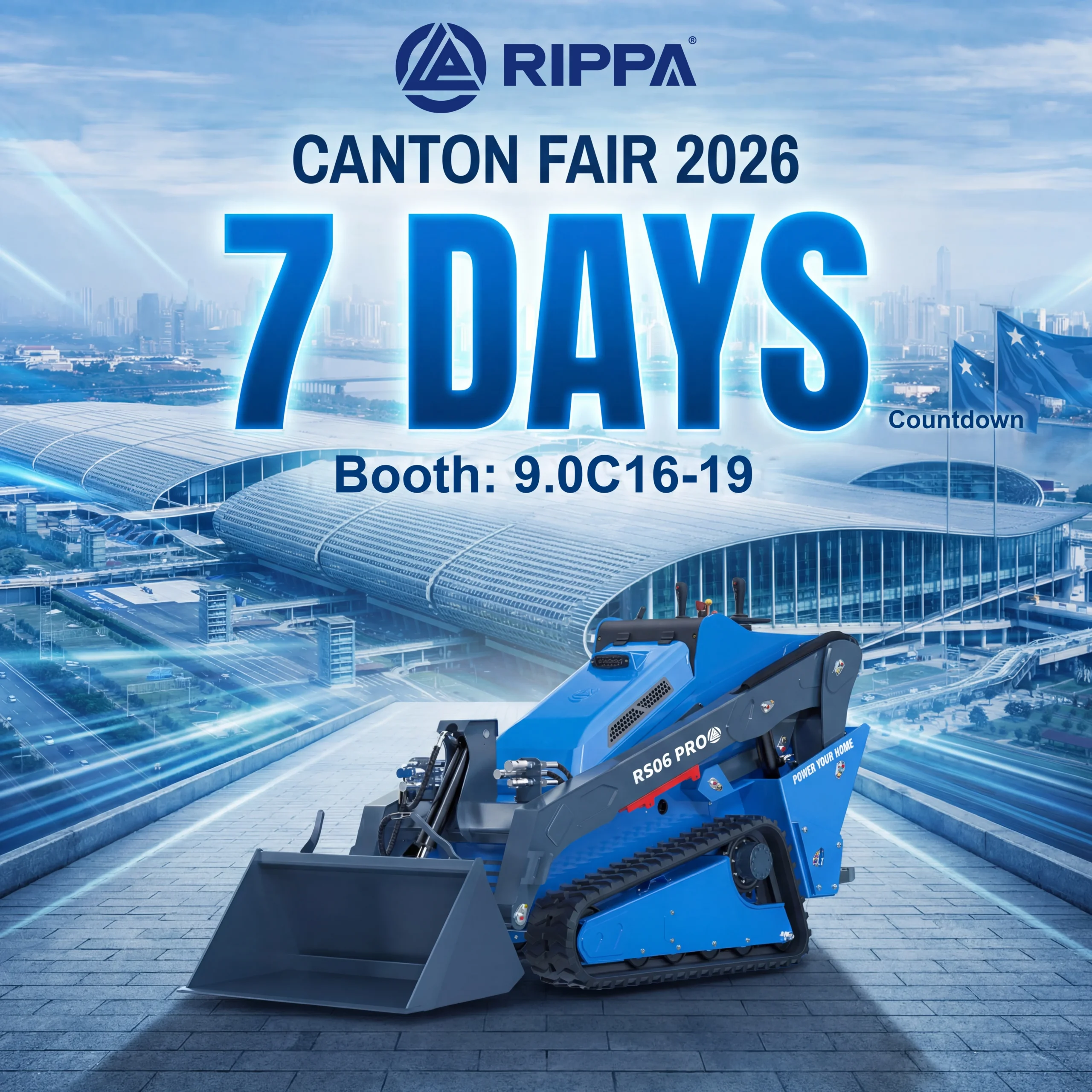 🚜 RIPPA at the Canton Fair 2026: Showcasing High-Efficiency Forklifts for Global Agriculture & Industry